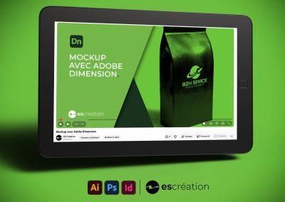 Tuto – Mockup avec Adobe Dimension